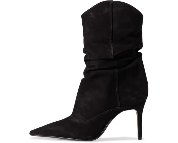 Ботинки Schutz Maryana Slouch из замши на шпильке