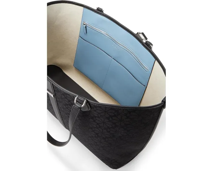 Kate Spade New York большая сумка тоут Spade Flower Jacquard с открытым верхом