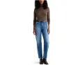 Джинсы AG Jeans Brinley Mid Rise Straight прямые с классической посадкой