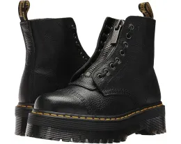 Ботинки Dr. Martens Sinclair на платформе из мягкой нубуковой кожи с молнией спереди
