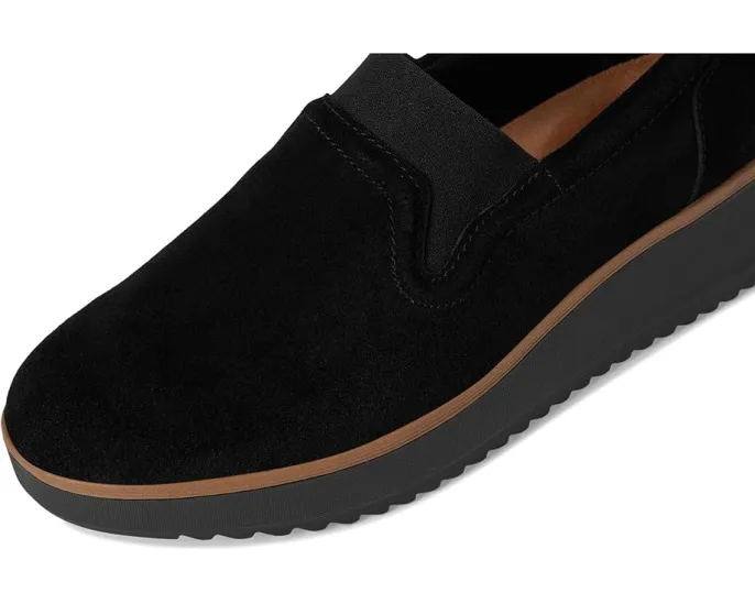 Clarks Zylah Sky балетки на платформе с текстильным верхом