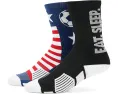 Детские футбольные гетры ChalkTalk SPORTS Mid-Calf с рисунком звезд и голов