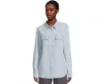 Рубашка L.L.Bean Soft Washed Tencel Utility из тенселя с карманами