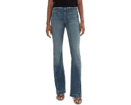 Free People Джинсы Alamo Low Rise Flare с заниженной талией и ультрарасклешенными штанинами