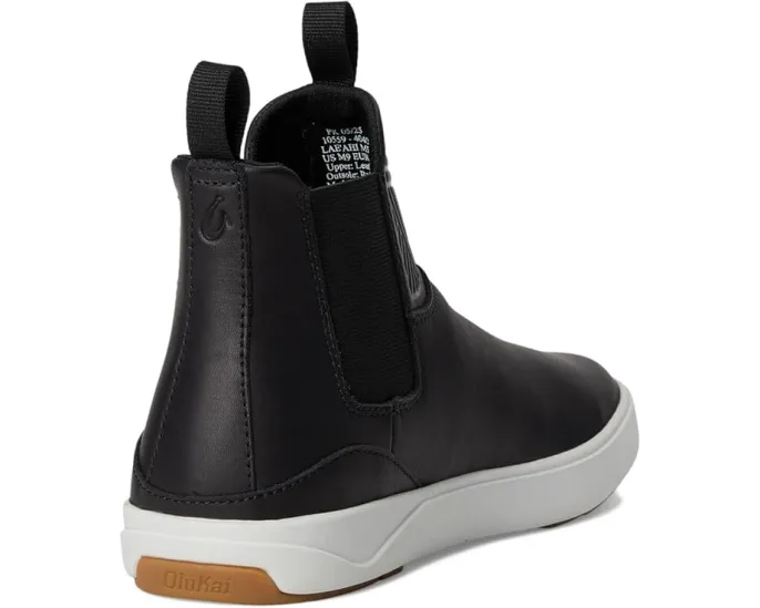 Ботинки OluKai Lae'ahi Mid в стиле челси с водонепроницаемой кожей и подошвой Wet Grip