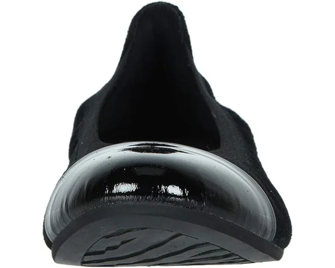 Лоферы David Tate Nicole из замши с мыском из лаковой кожи