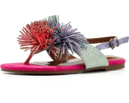 Kurt Geiger London Детские сандалии Mini Fringe с бахромой и пряжкой