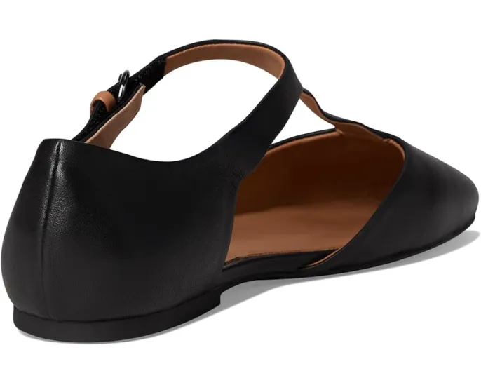 Балетки Gentle Souls Wyatt с ремешком и квадратным носком из премиальной кожи