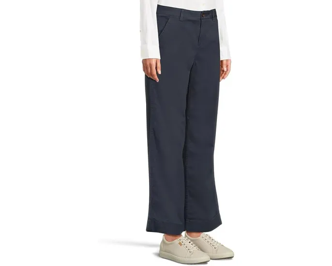 Широкие брюки-чинос L.L.Bean Comfort Stretch с посадкой на средней талии и эластичной тканью
