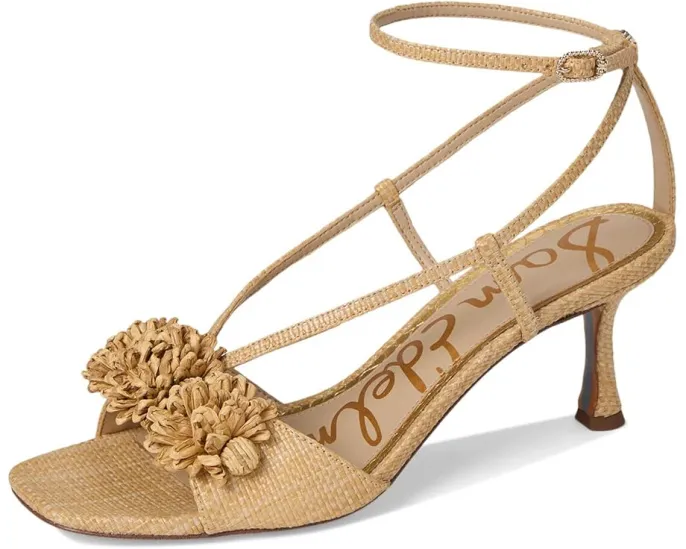 Босоножки Sam Edelman Phoebe на каблуке с цветочным декором