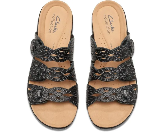 Плоские сандалии Clarks Laurieann Ruby с тремя широкими ремешками