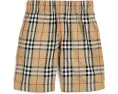 Шорты мальчиковые Burberry Trent с клеткой Sand IP
