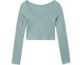 Футболка MANGO Lipat T-Shirt для подростков зеленая