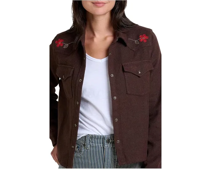 Рубашка Toad&Co Conifer Western в стиле вестерн с длинным рукавом