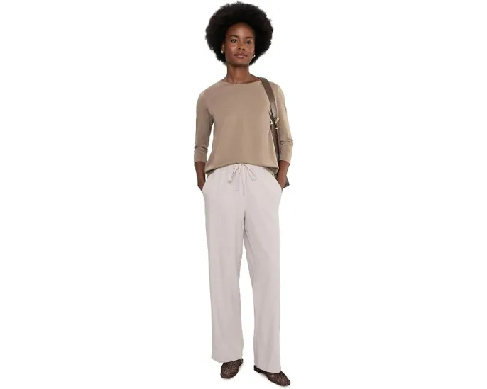 Футболка с круглым вырезом Organic Pima Cotton Jersey от Eileen Fisher