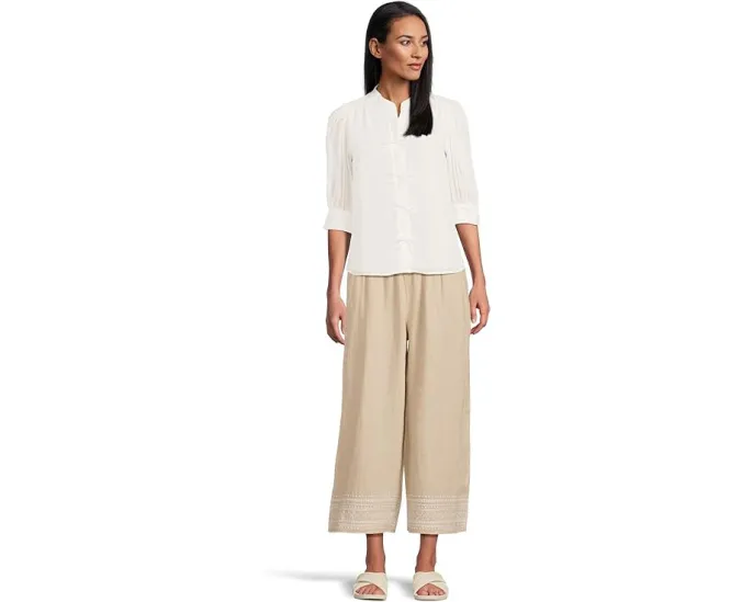 Блузка CeCe с бантом и рукавом три четверти