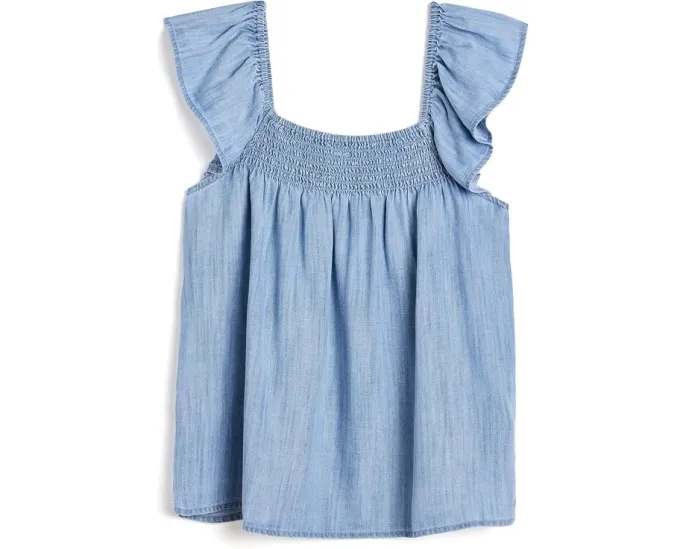 Детский топ Ashe Chambray с квадратным вырезом Vineyard Vines