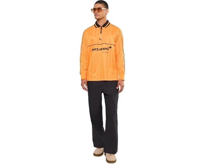 Puma спортивная джерси McLaren Racing с длинным рукавом, цвет Папайя