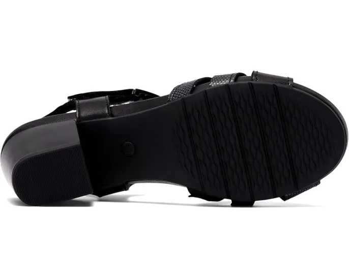 Сандалии Kymber Glow Clarks на каблуке с контурной стелькой