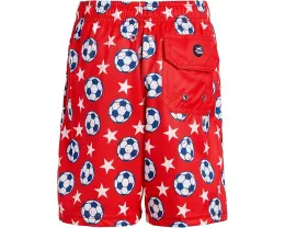 Детские плавки Soccer Swim Trunks от ChalkTalk SPORTS с футбольным дизайном
