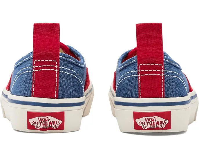 Кроссовки Vans Kids Authentic Elastic Lace с эластичными шнурками и цветным блоком