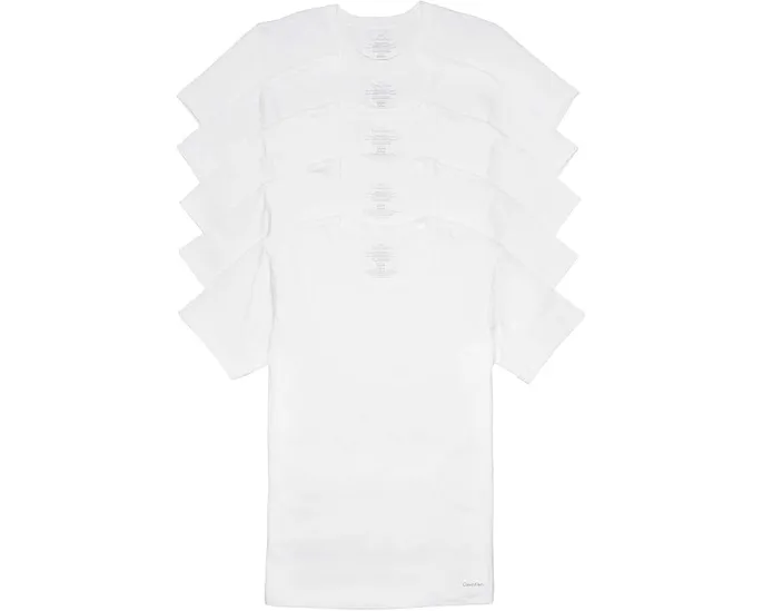 Набор Calvin Klein из 5 футболок Cotton Classics с круглым вырезом