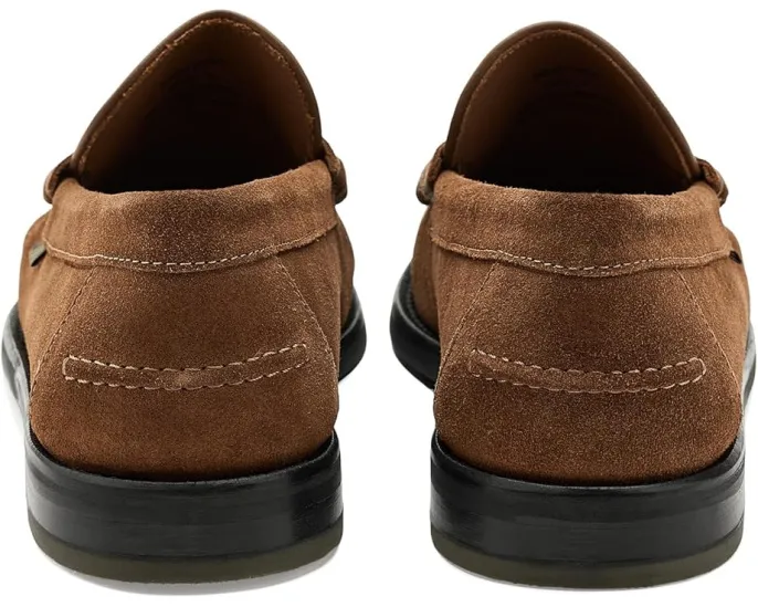 Barbour Linford мокасины из замши с контрастной строчкой и резиновой подошвой