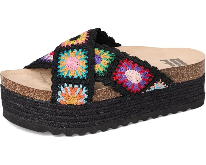 Туфли Plays от Dirty Laundry на платформе с узором и открытым носком