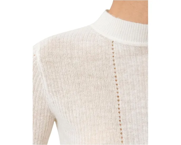 Топ AllSaints Filippa с воротником стойкой и короткими рукавами