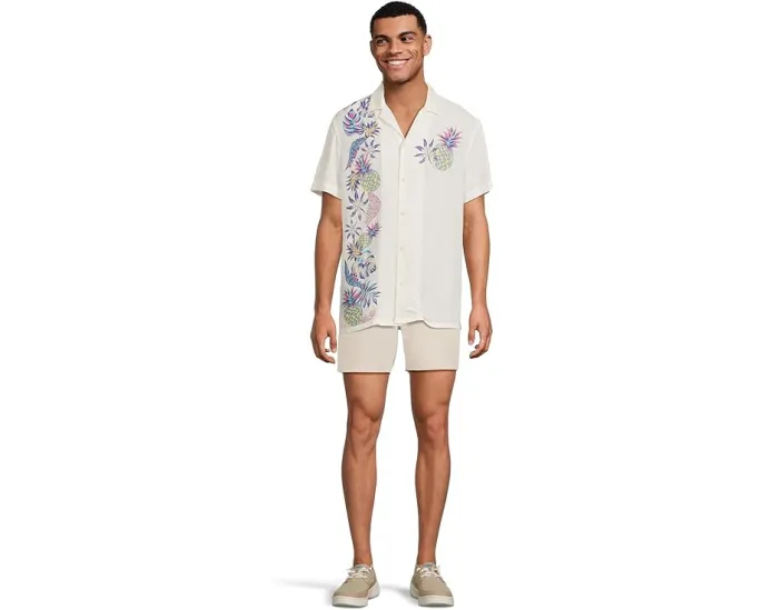 Рубашка Chubbies The BFF #2 из вискозы с принтом и свободным кроем