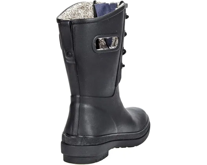 Bogs Amanda Plush II Lace Водонепроницаемые ботинки на шнуровке с искусственным мехом