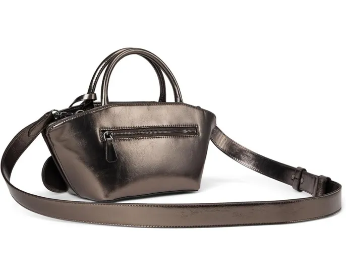 Мини-сумка GUESS Bolena с металлическим блеском и съемным ремнем