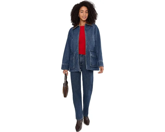 Куртка Levi's® из хлопка в стиле амбарной с вельветовым воротником