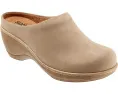 Кожаные клоги SoftWalk Madison с противоскользящей подошвой и съемной стелькой