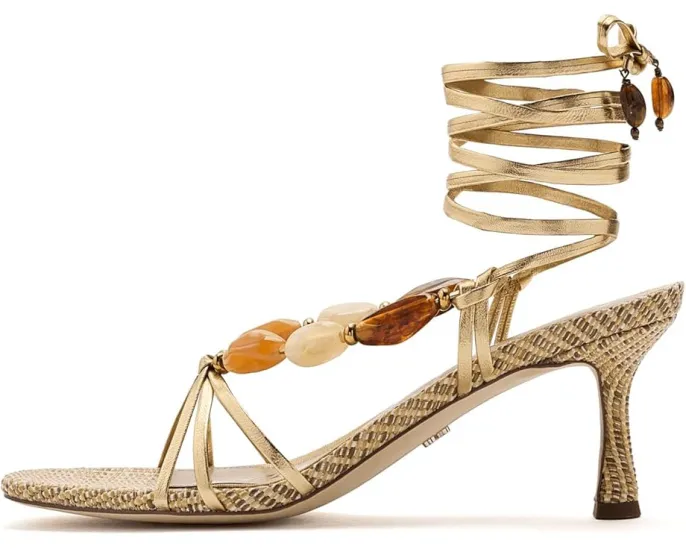 Sam Edelman Paloma сандалии с этническим принтом и кожаной подошвой