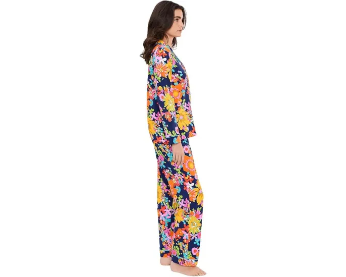 Комплект пижамы Bedhead PJs Classic с длинными рукавами из хлопкового трикотажа