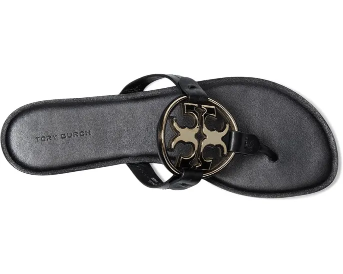 Босоножки Tory Burch Metal Miller из натуральной кожи с логотипом