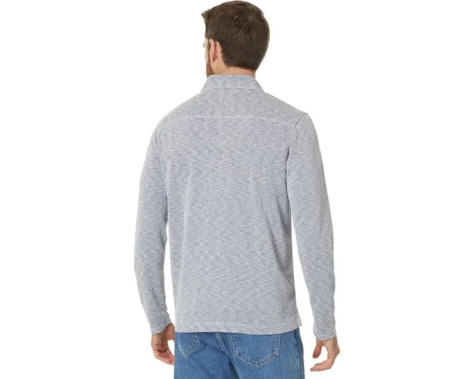 Длинный поло Johnston & Murphy Vintage с эффектом утолщенной нити