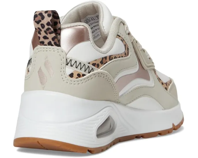 Детские кроссовки SKECHERS KIDS Uno Gen1 с анималистичным принтом и стелькой Memory Foam