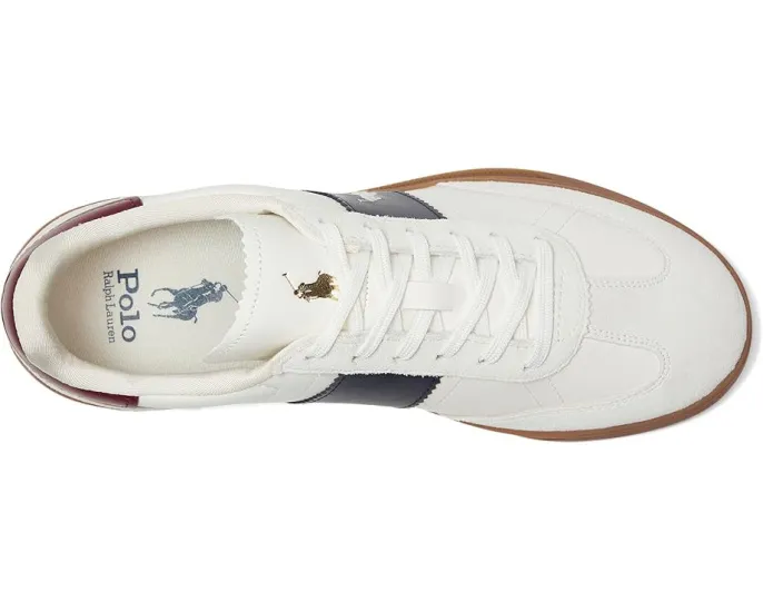 Кроссовки Polo Ralph Lauren Heritage Aera из кожи и замши с поддержкой пятки