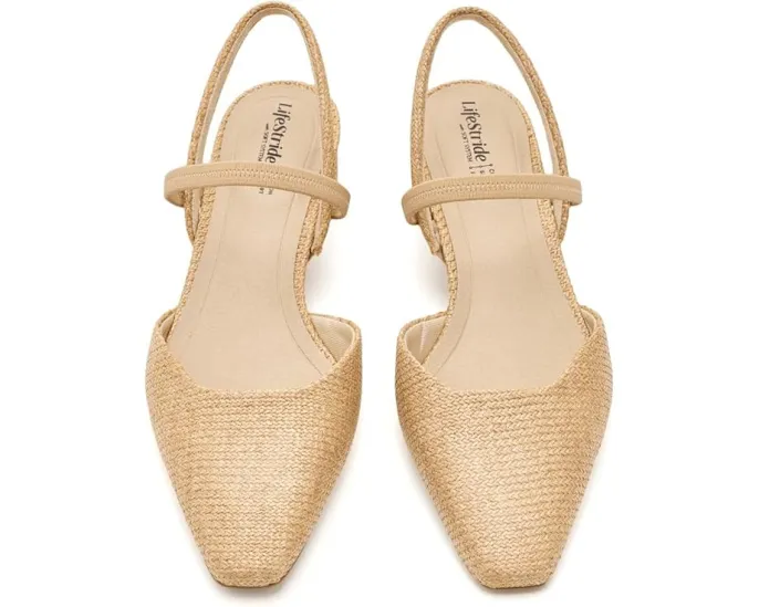Туфли LifeStride Lainey Strappy с зауженным носком и устойчивым каблуком kitten heel