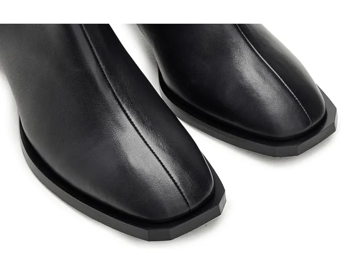 Ботильоны AllSaints Avril с квадратным носком и молнией сбоку