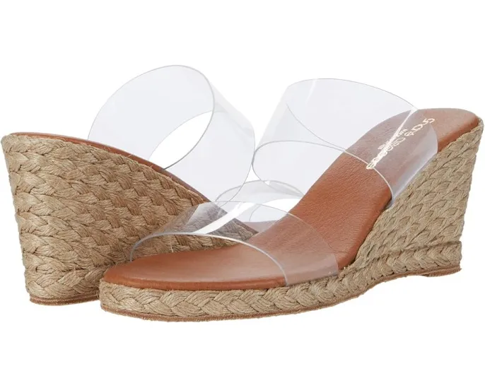 Эспадрильи Andre Assous Anfisa с двумя ремешками и клиновидным каблуком