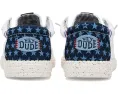 Кроссовки Hey Dude Wally Americana с хлопковым верхом и эластичными шнурками