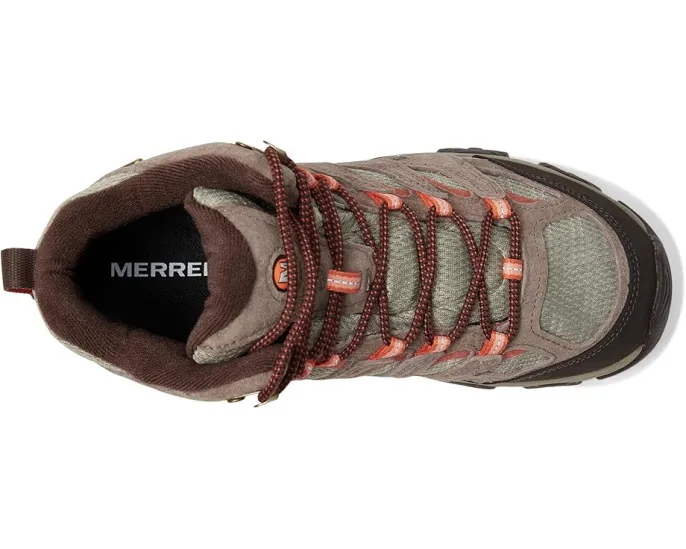 Водонепроницаемые треккинговые ботинки Merrell Moab 3 Mid с мембраной и подошвой Vibram