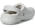 Классические утепленные кроксы Crocs с искусственным мехом и регулируемым ремешком