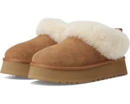 Тапочки UGG Tazzelle из натуральной замши с овчиной и платформой