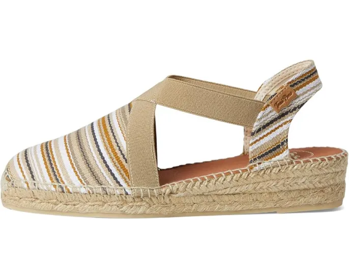 Сандалии-эспадрильи Toni Pons Vinaros с эластичными лямками в полоску