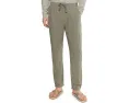 Брюки Faherty Linen Drawstring из мягкого льна с манжетами и карманами
