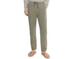 Брюки Faherty Linen Drawstring из мягкого льна с манжетами и карманами